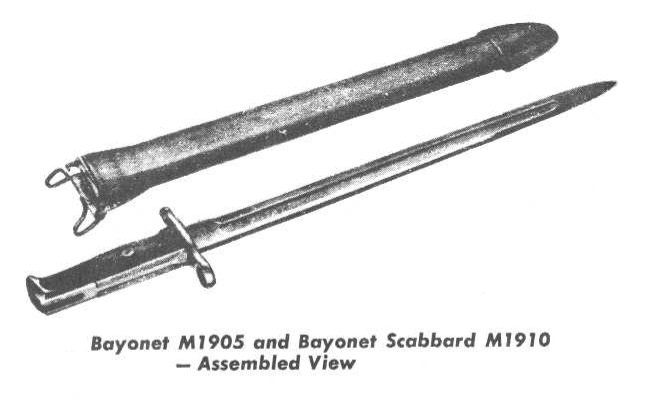 Bagnet M1905 z pochwą M1910