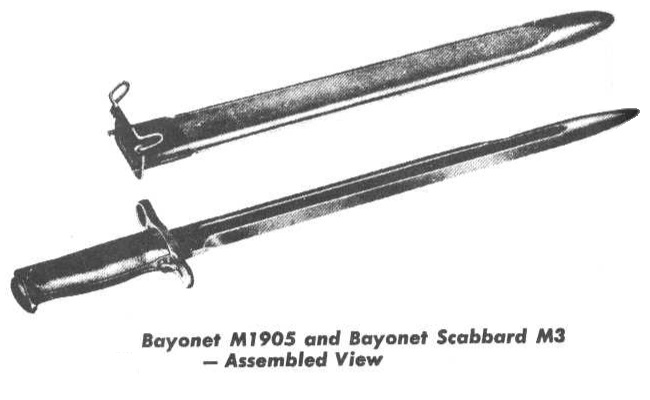 Bagnet M1905 z pochwą M3