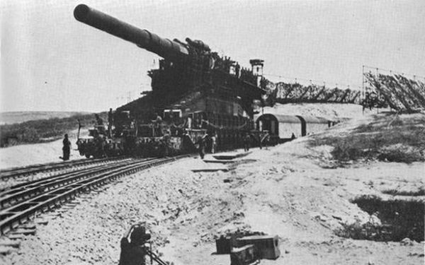 Działo kolejowe 80 cm Gerät (E) „Dora” na stanowisku pod Sewastopolem